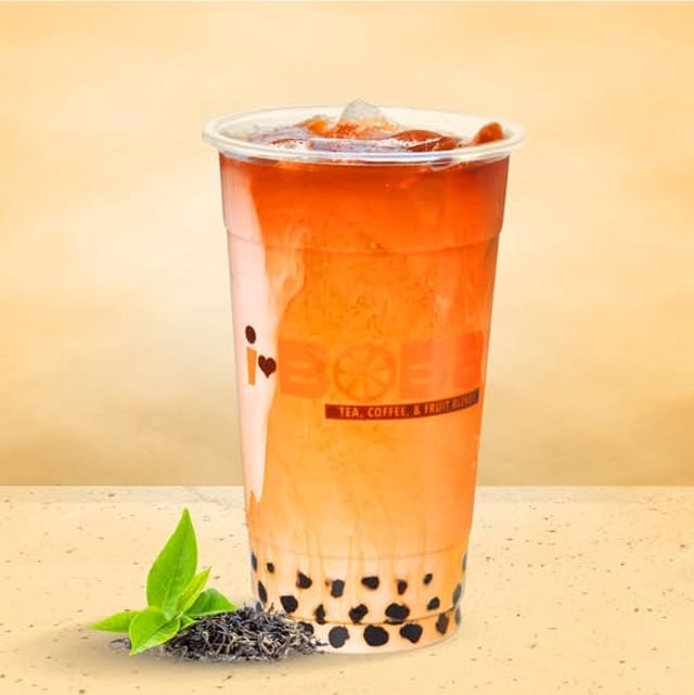 Thai Tea with Boba (Combo).
