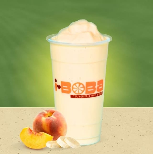 Peach Banana Smoothie.