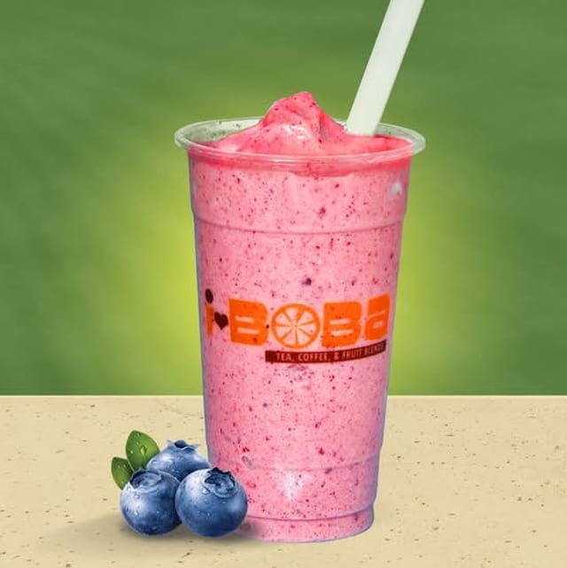 Blueberry Smoothie.