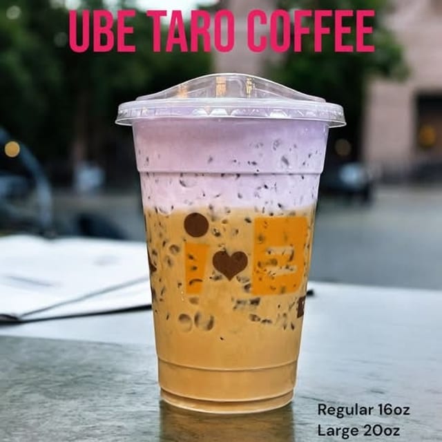 Ube Taro Coffee.