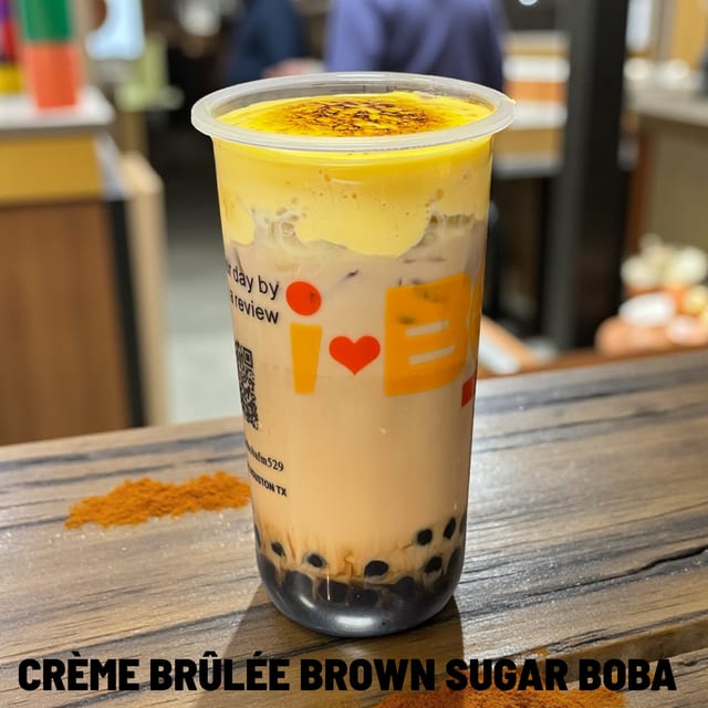 Crème Brûlée Brown Sugar Boba.