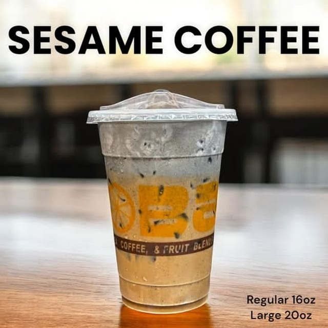 Sesame Coffee.