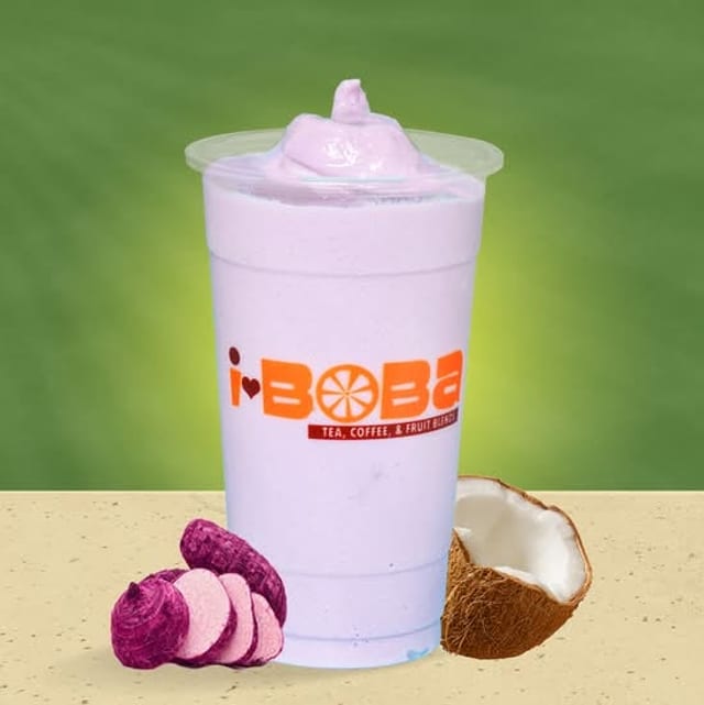 Taro Coconut Smoothie.